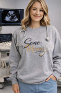 Sonographer Mom Ultrasound Crewneck Sweatshirt | Medical Sonography Gift | Ultrasound Tech | Radiology Nurse Pullover | OB/GYN Gift