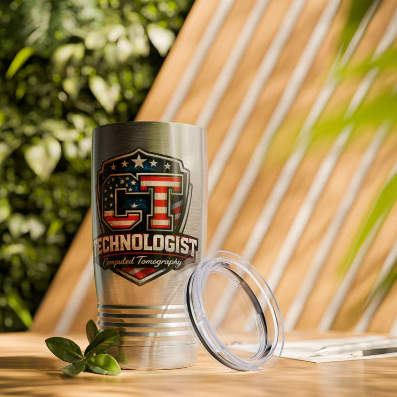 CT Technologist Shield Tumbler 20oz | Computed Tomography Tech Gift | Radiology X-Ray MRI Medical Imaging Nurse Appreciation Cup Work Gift