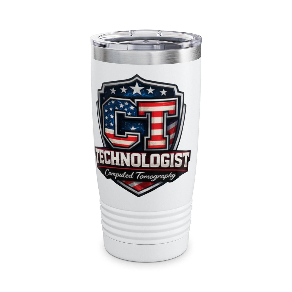 CT Technologist Shield Tumbler 20oz | Computed Tomography Tech Gift | Radiology X-Ray MRI Medical Imaging Nurse Appreciation Cup Work Gift