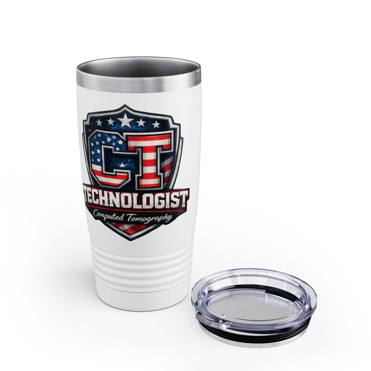 CT Technologist Shield Tumbler 20oz | Computed Tomography Tech Gift | Radiology X-Ray MRI Medical Imaging Nurse Appreciation Cup Work Gift