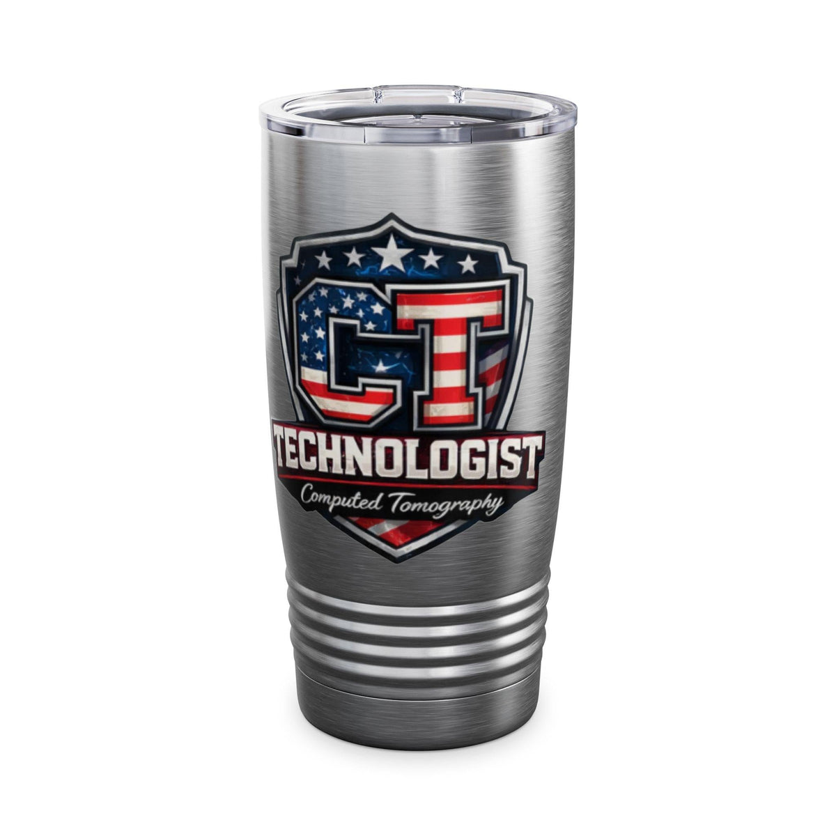 CT Technologist Shield Tumbler 20oz | Computed Tomography Tech Gift | Radiology X-Ray MRI Medical Imaging Nurse Appreciation Cup Work Gift