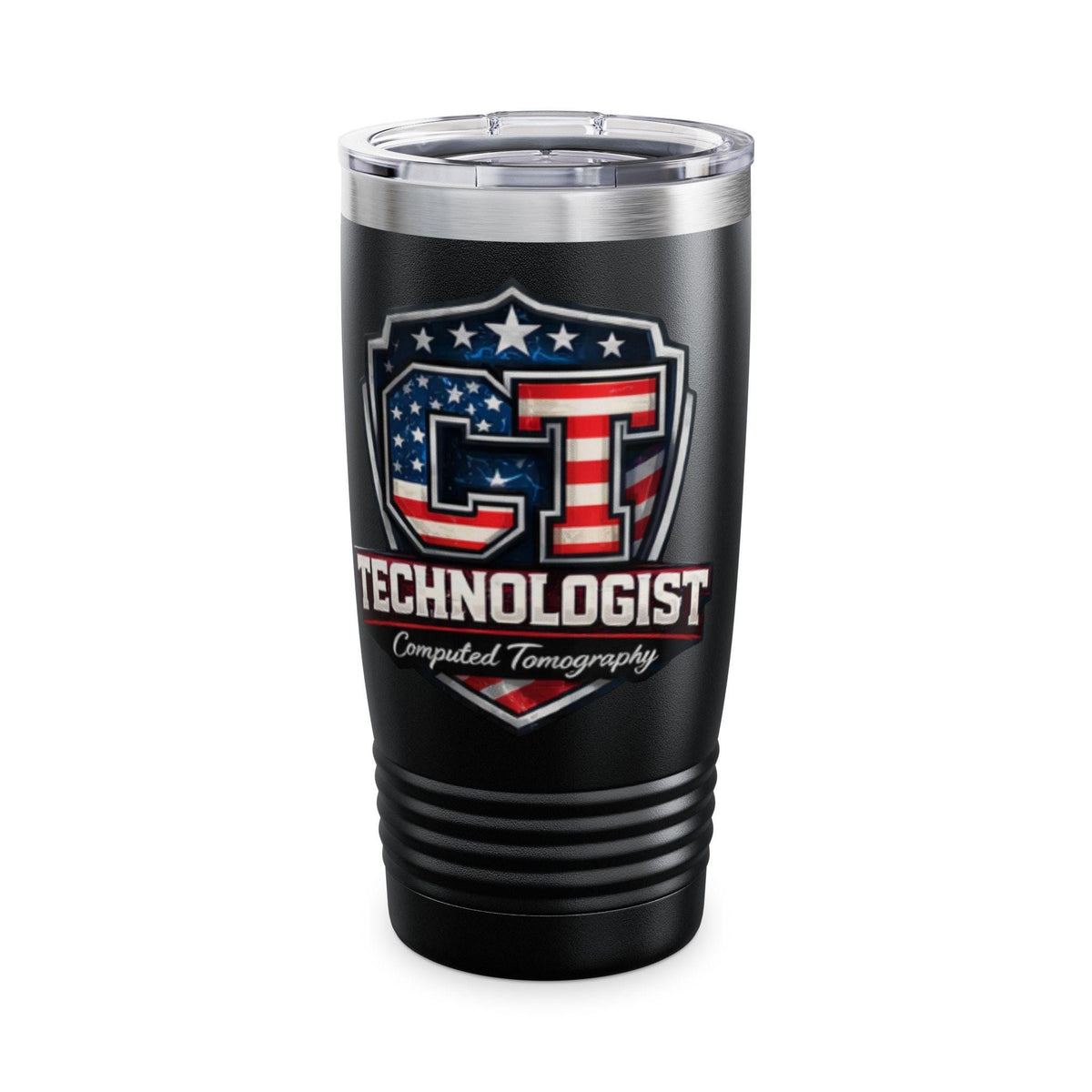 CT Technologist Shield Tumbler 20oz | Computed Tomography Tech Gift | Radiology X-Ray MRI Medical Imaging Nurse Appreciation Cup Work Gift