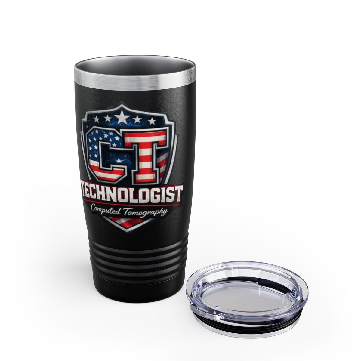 CT Technologist Shield Tumbler 20oz | Computed Tomography Tech Gift | Radiology X-Ray MRI Medical Imaging Nurse Appreciation Cup Work Gift