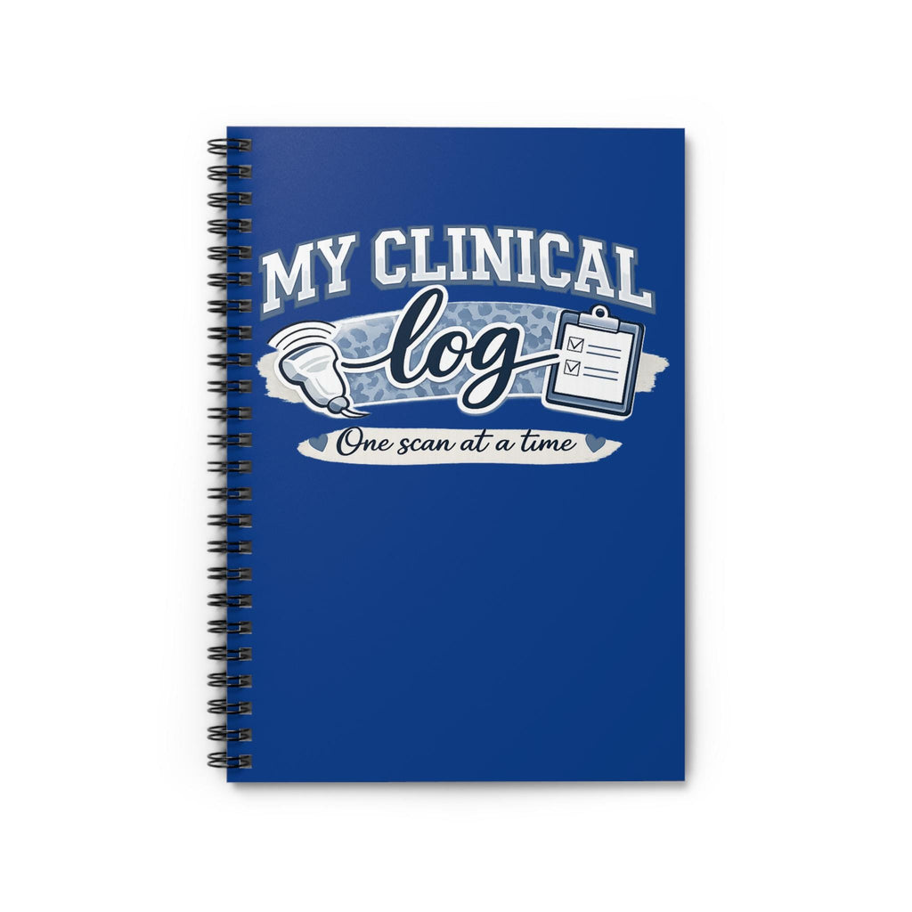 My Clinical Log Spiral Notebook | Medical Scan Technician Journal | Radiology MRI CT UltrasoundTech Shift Notes Medical Student Gift 2026 RN