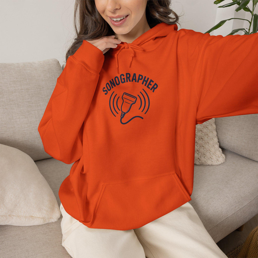 Chic Sonographer Hoodie | Ultrasound Tech Apparel | Medical Radiology Sweatshirt | Sonography Gift | Healthcare Worker Pullover