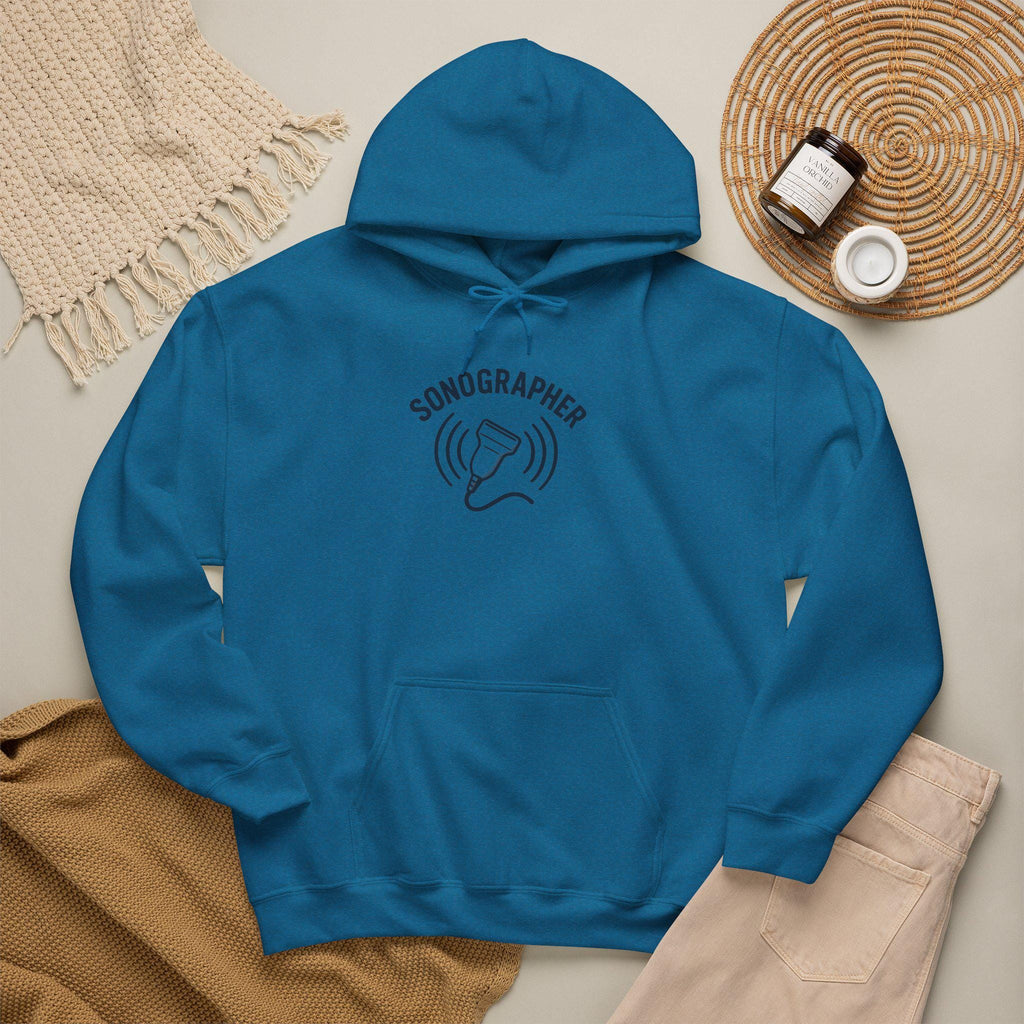 Chic Sonographer Hoodie | Ultrasound Tech Apparel | Medical Radiology Sweatshirt | Sonography Gift | Healthcare Worker Pullover