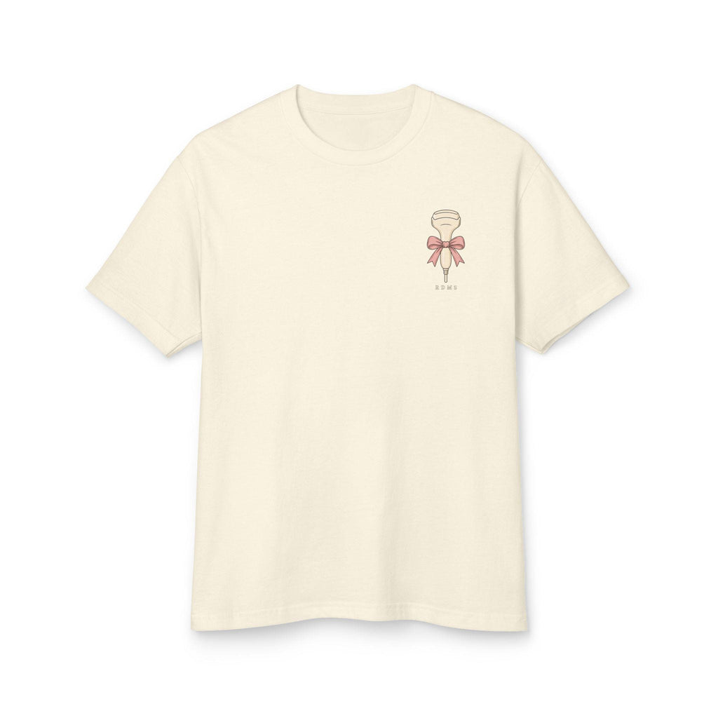 Sonographer Stethoscope Tee, Pink Bow Ultrasound Shirt, Medical Imaging Gift
