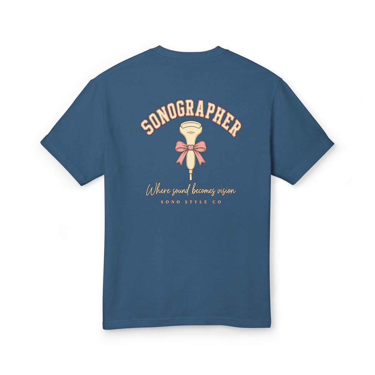 Sonographer Stethoscope Tee, Pink Bow Ultrasound Shirt, Medical Imaging Gift